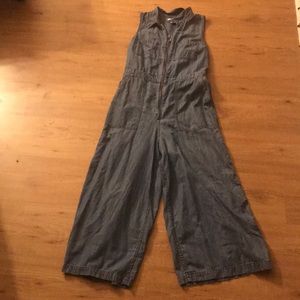 J. Crew Denim jumpsuit Size 8!!